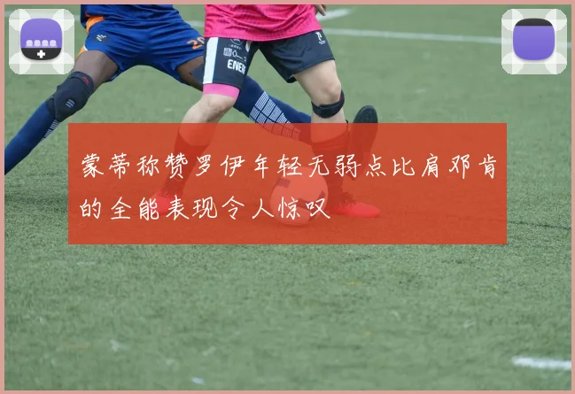蒙蒂称赞罗伊年轻无弱点比肩邓肯的全能表现令人惊叹